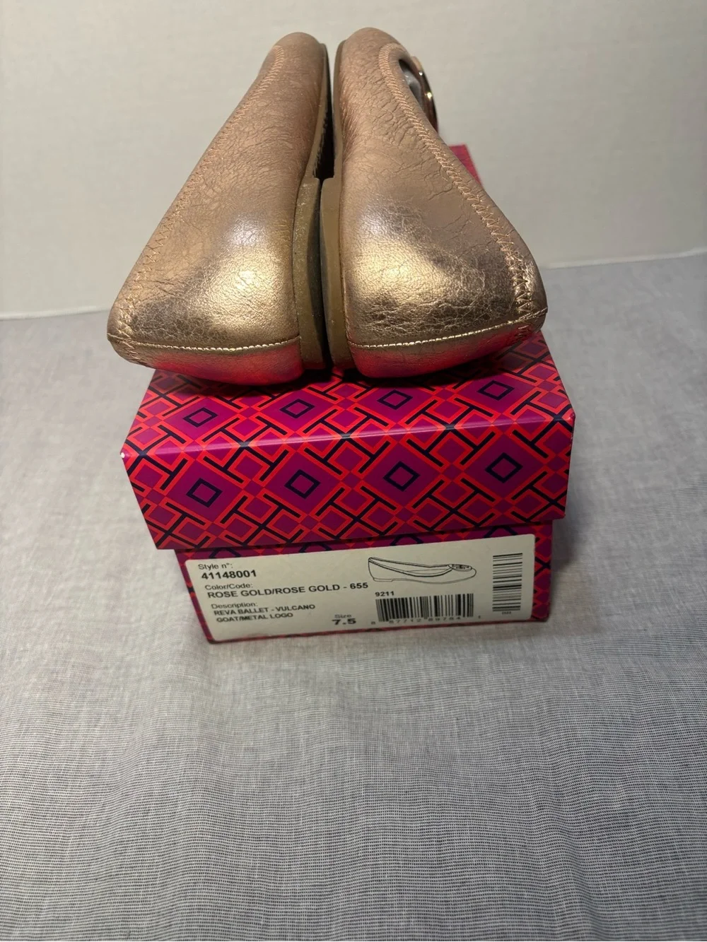 Tory Burch Rise Gold Reva Ballet
